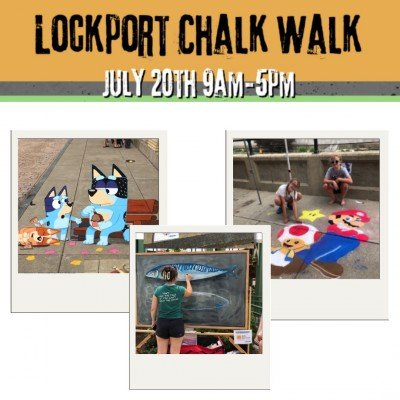 Lockport Chalk Walk at Steamworks Coffee — Jul 20, 2024