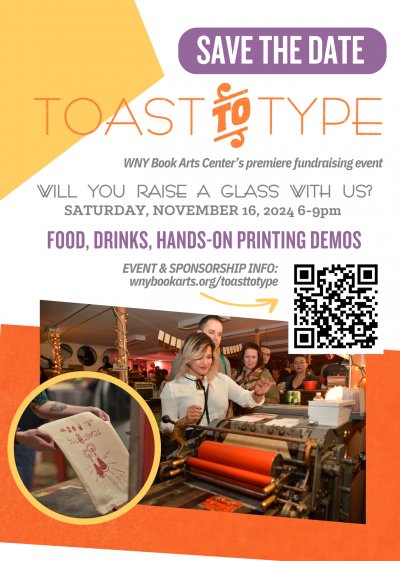 Toast to Type 2024, at WNY Book Arts at WNY Book Arts — Nov 16, 2024