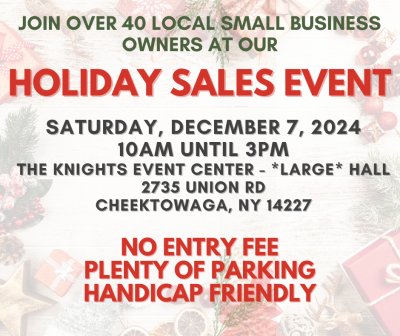 Holiday Vendor and Craft Event!