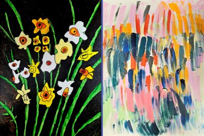 Color Fields and Floral Musings | Arcangel Gallery Exhibit