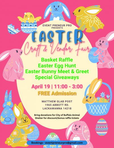 Easter Craft & Vendor Fair and Easter Bunny Meet & Greet