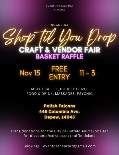 Shop til You Drop Craft & Vendor Fair
