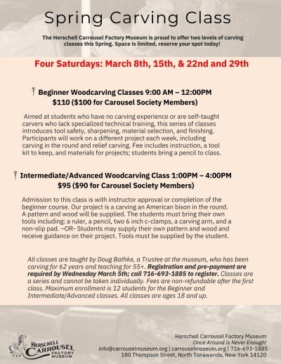 Beginner Carving Classes