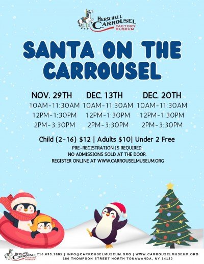 Santa on the Carrousel