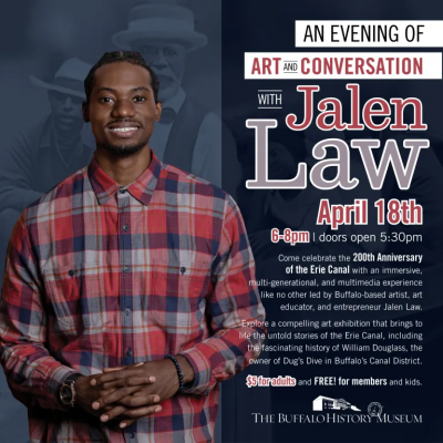 Perspective on the Erie Canal: Jalen Law Art Presentation