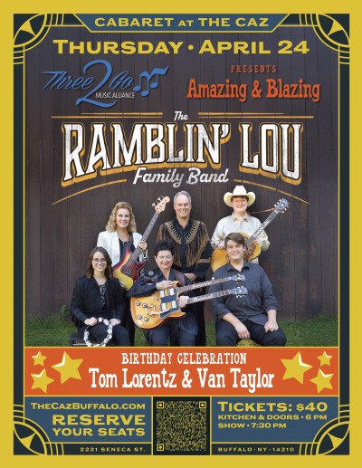 Ramblin' Lou Family Band to Headline Special Celebration at The Caz
