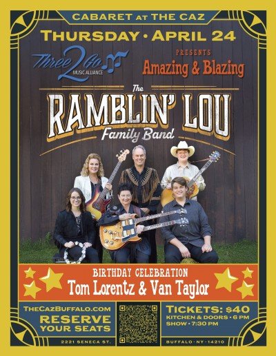 Ramblin' Lou Family Band to Headline Special Celebration at The Caz