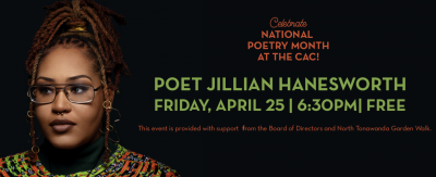 Carnegie Art Center Presents Poet Jillian Hanesworth