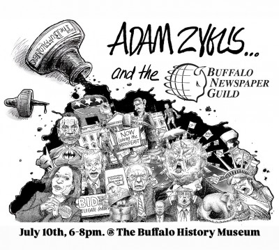 Drawing Support for Local Journalism -  Closing of Adam Zyglis’ Ink & Insight.
