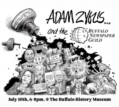 Drawing Support for Local Journalism -  Closing of Adam Zyglis’ Ink & Insight.