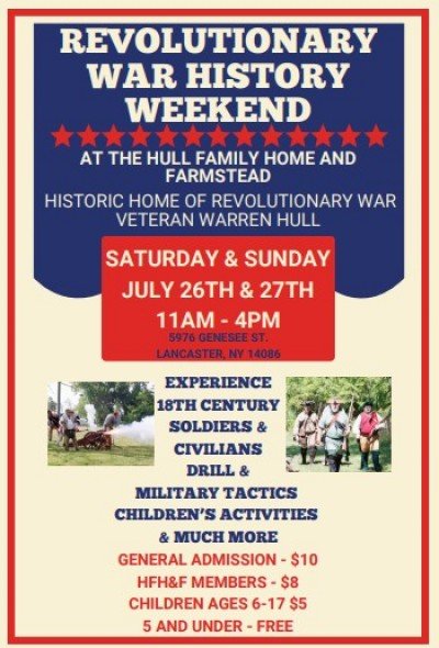 Revolutionary War Weekend at Hull Family Home & Farmstead