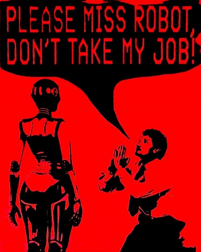 Bebe D'Lure, Please Miss Robot, Don't Take My Job!