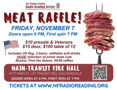 Meat Raffle Benefiting Niagara Frontier Radio Reading Service