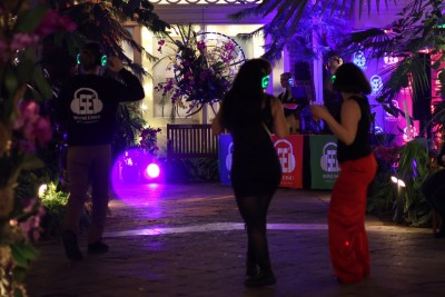 Silent Disco at the Botanical Gardens