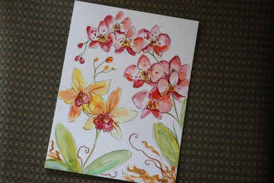 Whimsical Orchids: Watercolor Workshop at the Botanical Gardens