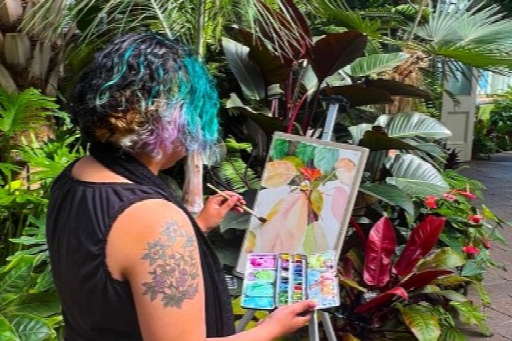 Open Art Night at the Botanical Gardens