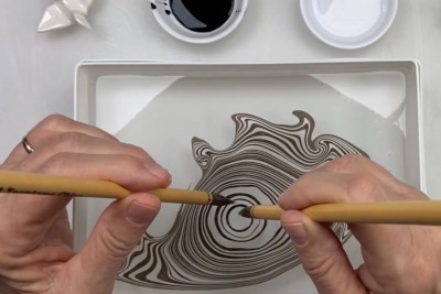 Suminagashi: Tree Ring Workshop at the Botanical Gardens