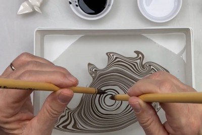 Suminagashi: Tree Ring Workshop at the Botanical Gardens