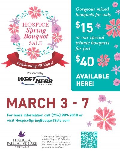 Hospice Spring Bouquet Sale - March 3-7, 2026