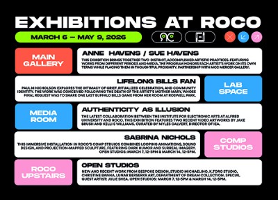3 New Exhibitions Open at RoCo!