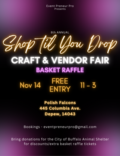 Shop til You Drop Craft & Vendor Fair