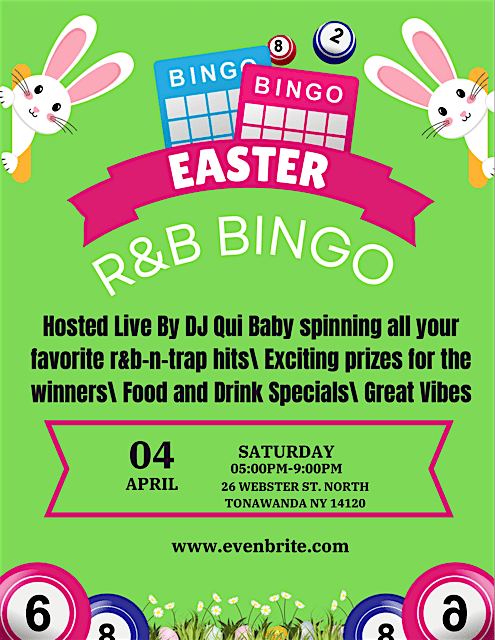 R&B MUSIC BINGO NIGHT