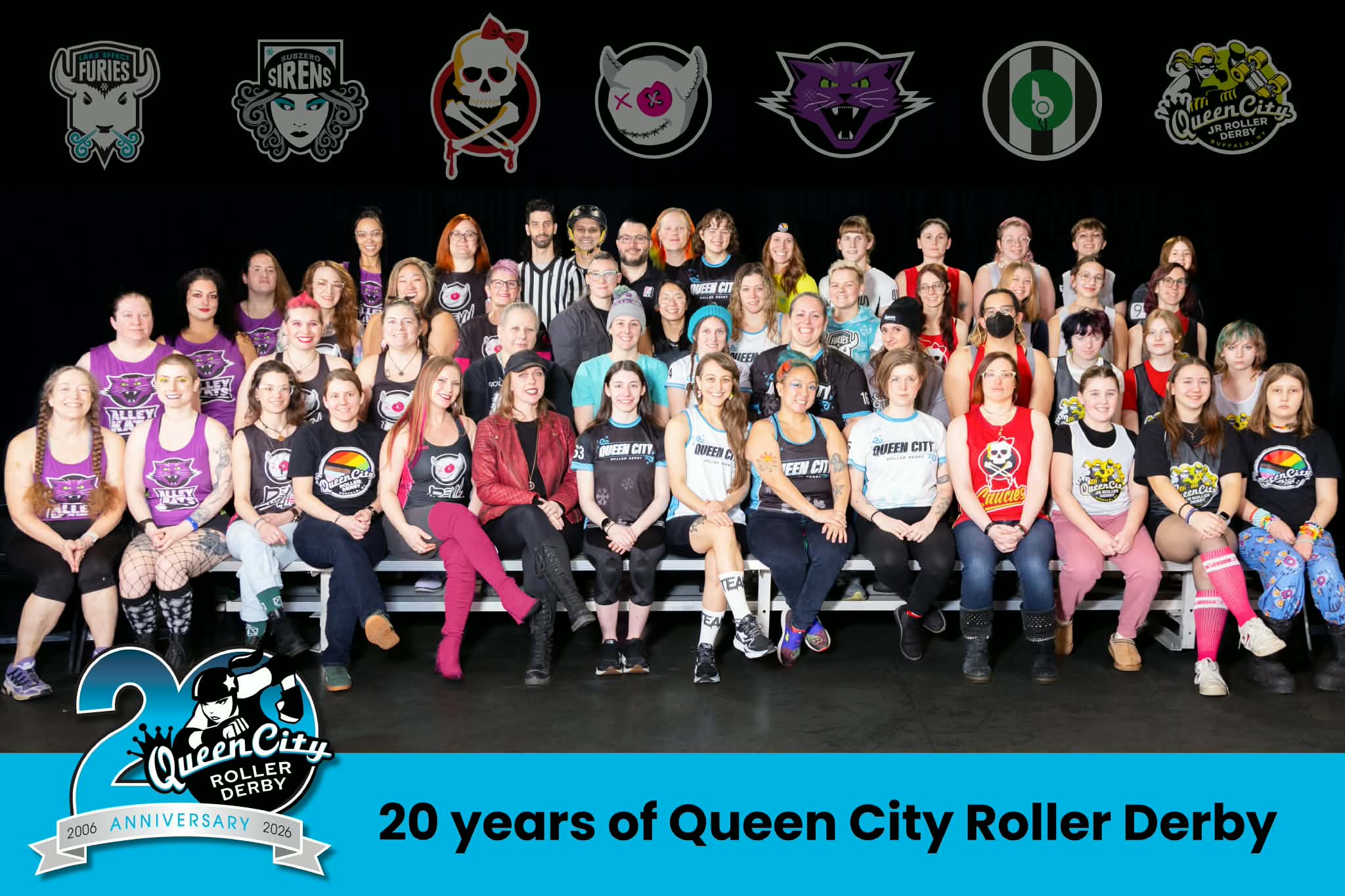 Queen City Roller Derby 2026 Season Game 9: Saucies vs Alley Kats