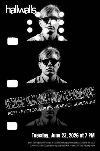 Gerard Malanga Film and Poetry Program at Hallwalls