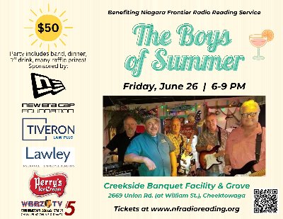 Summer Bash Benefiting Niagara Frontier Radio Reading Service