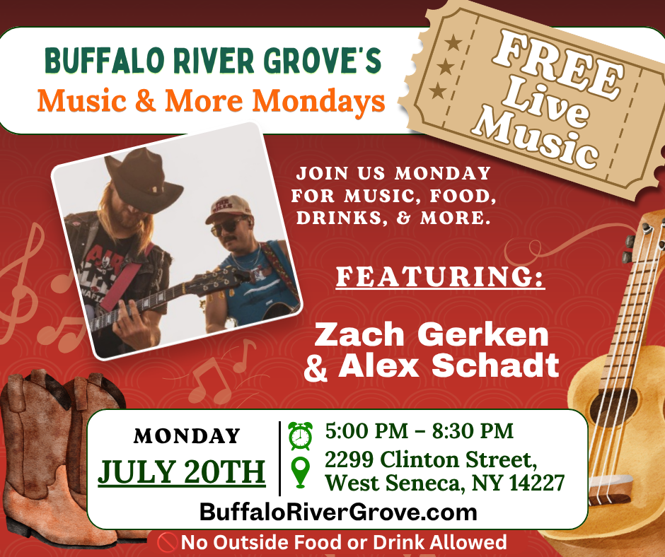 FREE Live Music at the Buffalo River Grove Picnic & Event Center