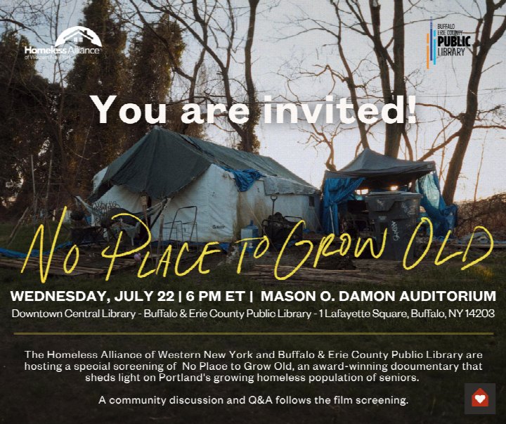 Free Community Screening: No Place to Grow Old + Panel Discussion
