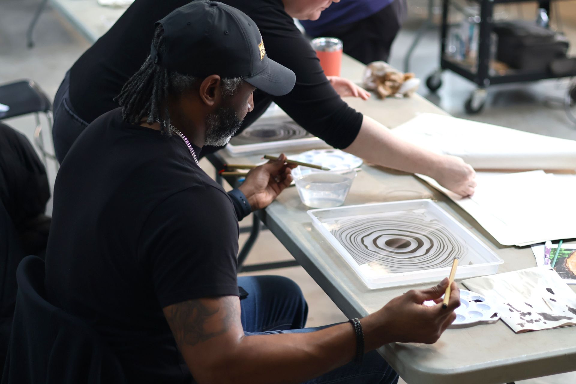 Suminagashi: Tree Ring Workshop at the Botanical Gardens
