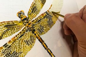 Dragonflies: Next Level Watercolor Workshop at the Botanical Gardens