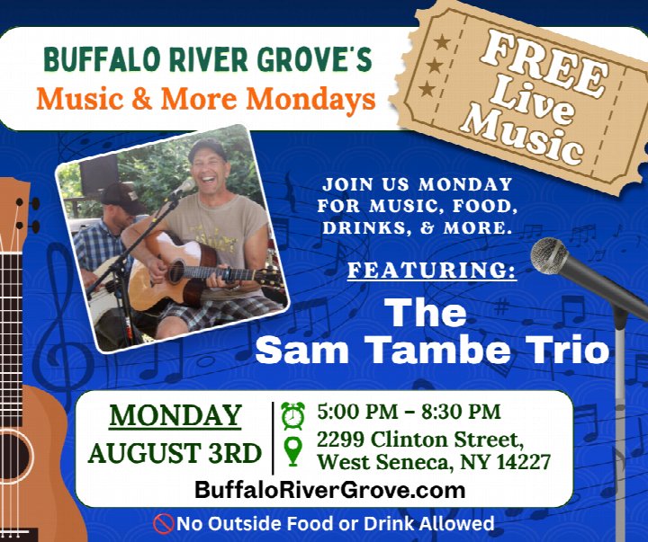 Sam Tambe Trio at the Buffalo River Grove!