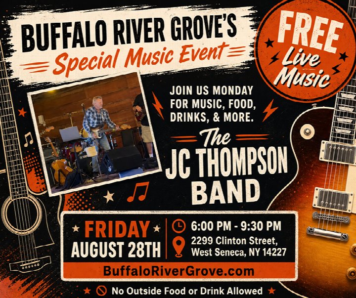 The JC Thompson Band at the Buffalo River Grove!