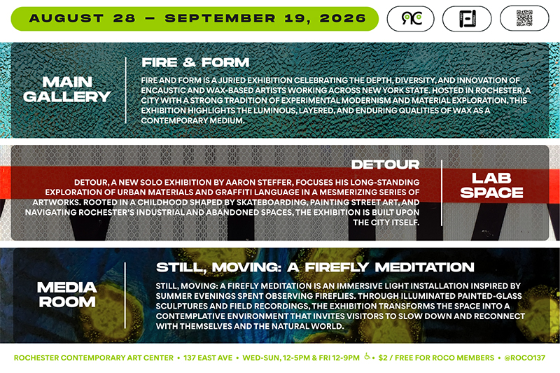 3 New Exhibitions Open at RoCo!