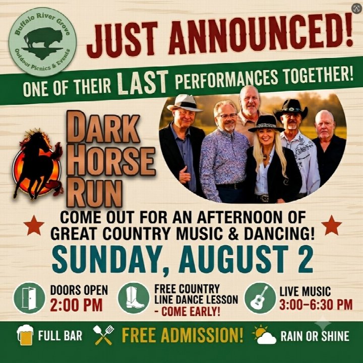 Live Music by the Dark Horse Run at the Buffalo River Grove!