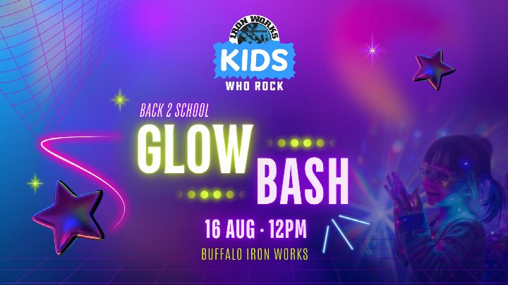 Kids Who Rock: Back 2 School Glow Bash