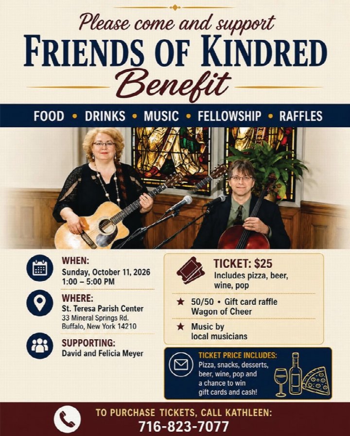 Friends of Kindred Benefit