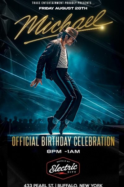 Michael Jackson Birthday Party at Electric City — Aug 28, 2026