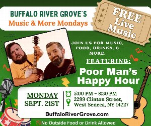 FREE Live Music by Poor Man’s Happy Hour at Buffalo River Grove