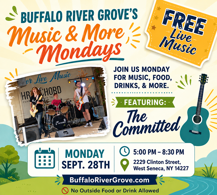 FREE Live Music by The Committed at the Buffalo River Grove