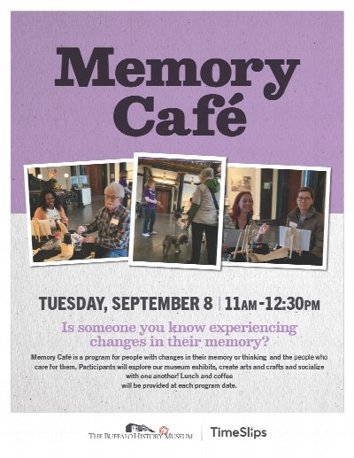 Memory Cafe at The Buffalo History Museum — Sep 8, 2026
