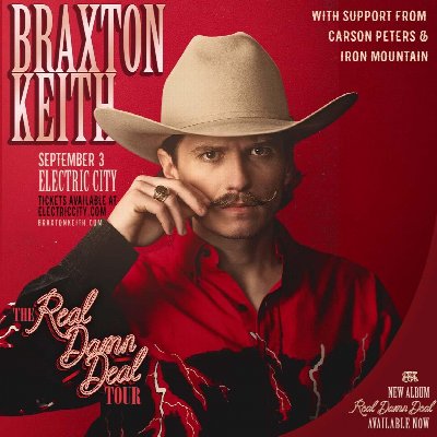 Braxton Keith at Electric City — Sep 3, 2026
