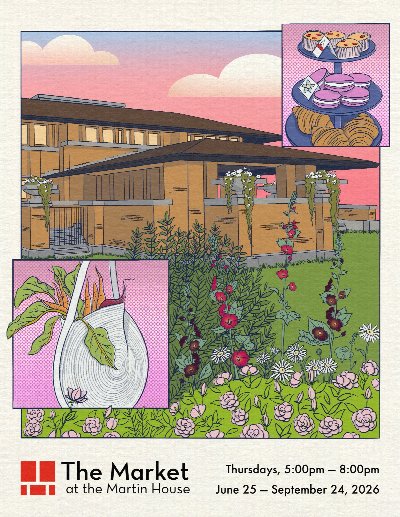 Market at the Martin House at Frank Lloyd Wright's Darwin Martin House Complex — Jun 25, 2026