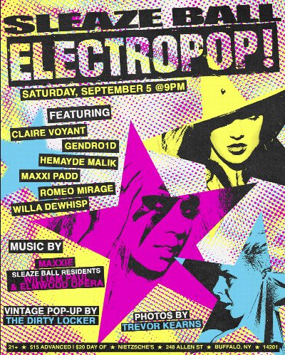 Sleaze Ball: Electropop! at Nietzsche's — Sep 5, 2026