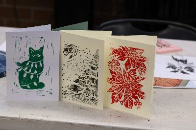 Holiday Card Linocut Workshop at the Botanical Gardens at Buffalo and Erie County Botanical Gardens — Nov 21, 2026