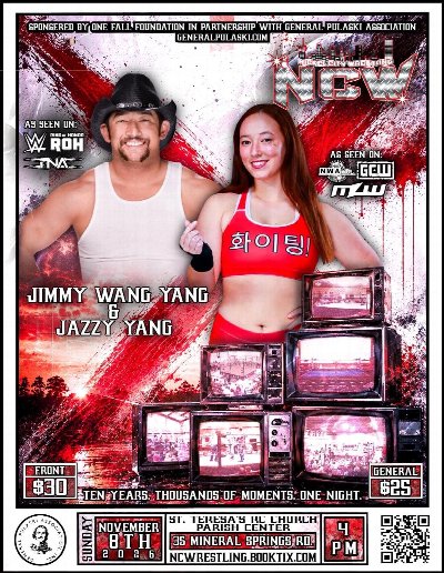 Nickel City Wrestling 10-Year Anniversary Extravaganza at St. Teresa Parish Center — Nov 8, 2026