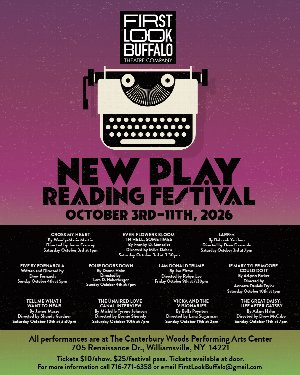 First Look Buffalo's 2026 NEW PLAY READING FESTIVAL