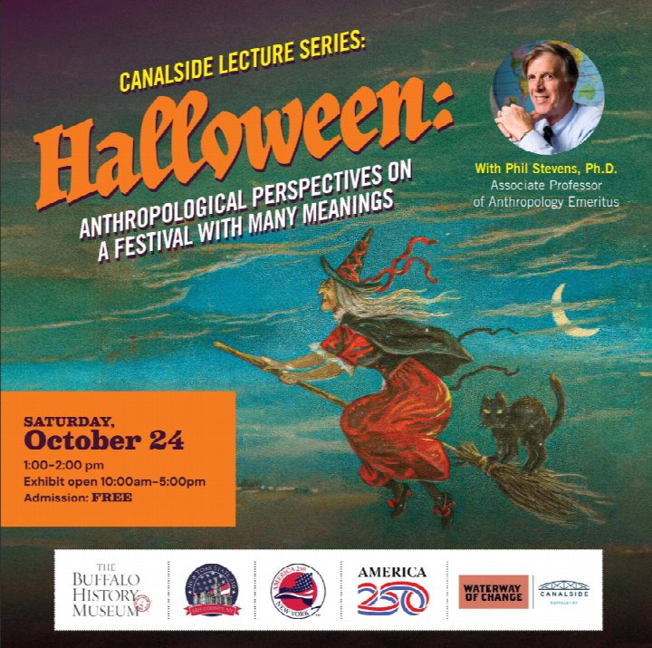 Canalside Lecture Series: Halloween Anthropological Perspectives on a Festival with Many Meanings